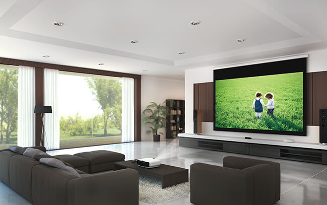 Beamer Nutzung im Heimkino oder Wohnzimmer
