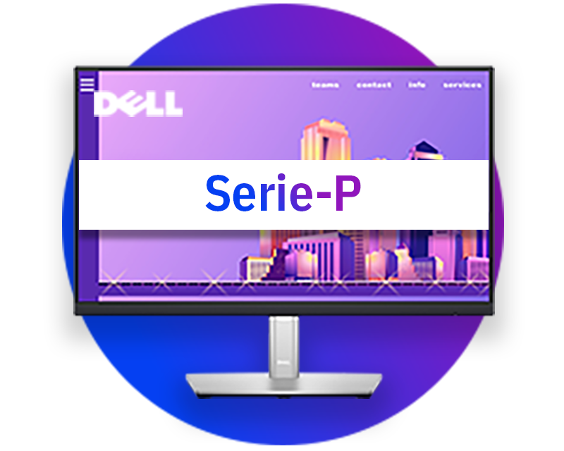 Monitores de oficina Dell (serie P)