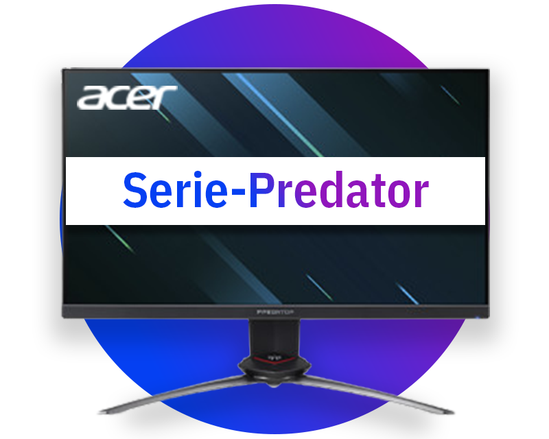 Monitores Acer para juegos (serie Predator)