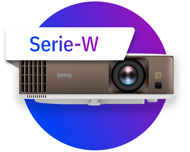 Proyectores BenQ Home Cinema 4K (Serie W)