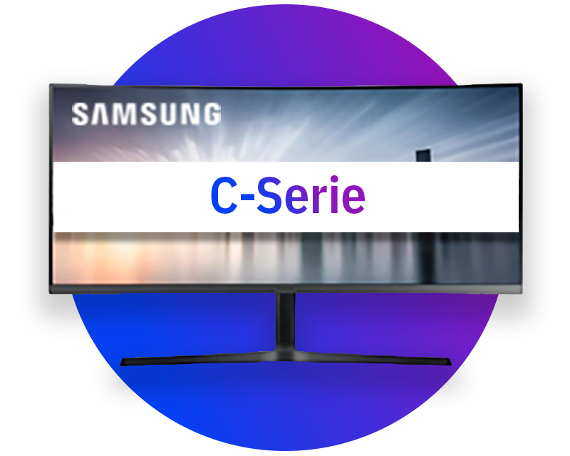 Monitores curvos Samsung (Serie C)