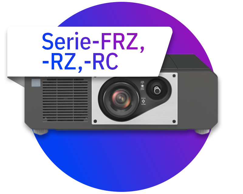 Proyectores DLP de 1 chip de Panasonic (series FRZ, RZ y RC)