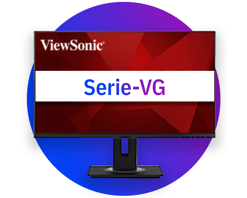 Monitores ergonómicos ViewSonic (Serie VG)