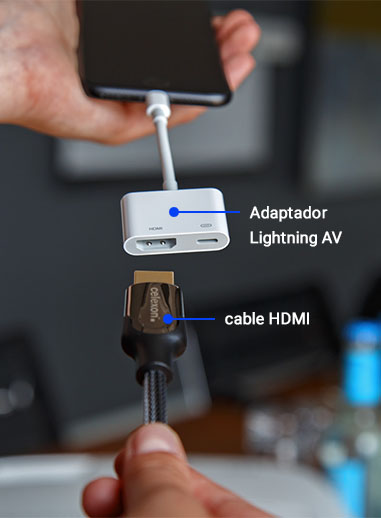 Cable Lightning A Hdmi - iPad iPhone Convertidor Adaptador Para Celula –  Soluciones Shop