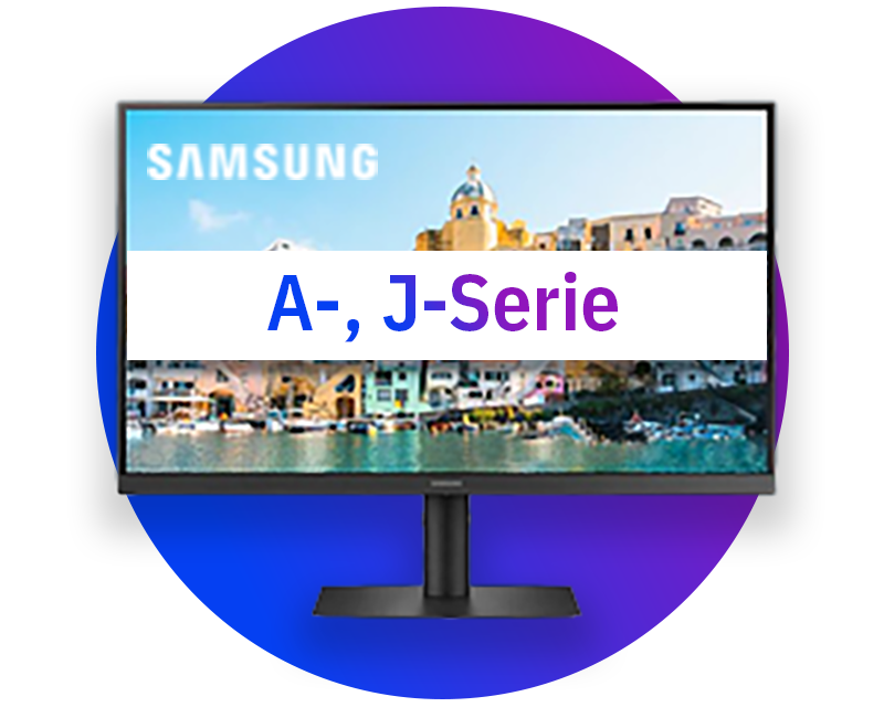 Monitores UHD y WQHD de Samsung (series A y J)