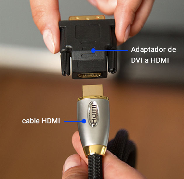 Adaptador de DVI a HDMI