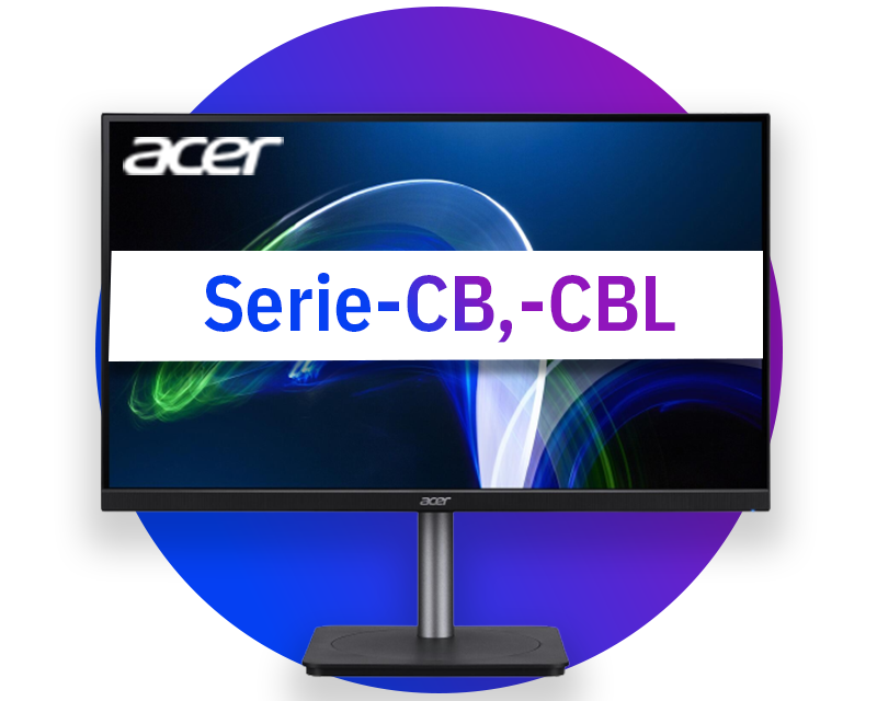 Monitores de oficina Acer (series CB, CBL)