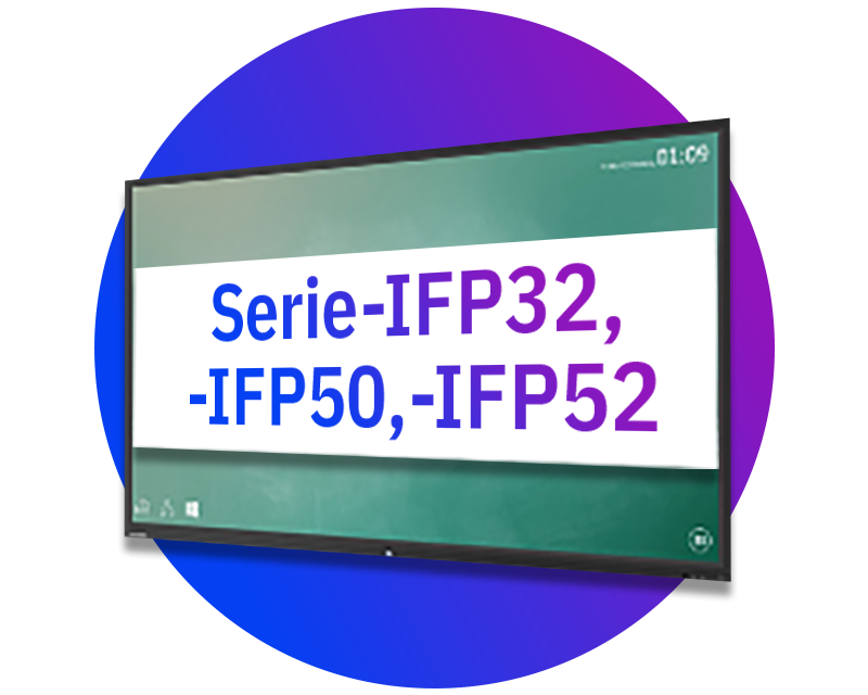 Pizarras interactivas ViewBoard de Viewsonic para la enseñanza (series IFP32, IFP50, IFP52)