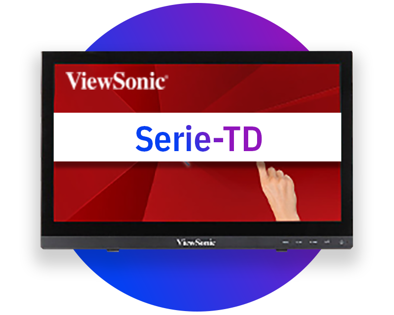 Monitores táctiles ViewSonic (Serie TD)