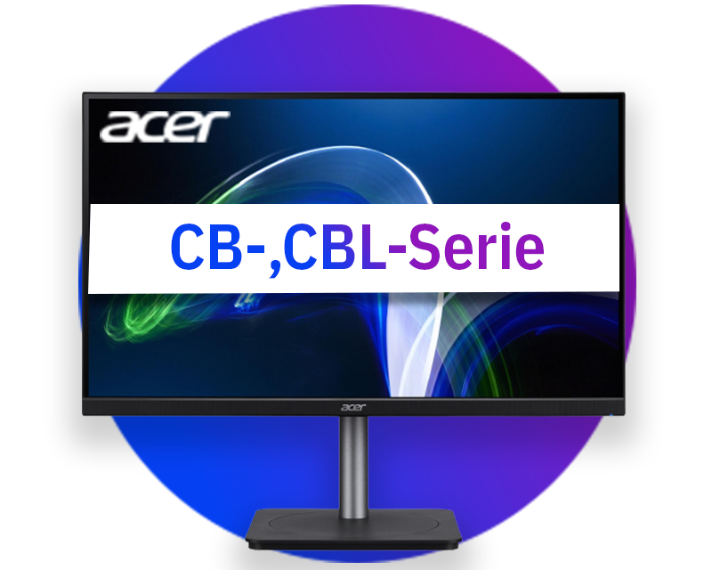 Monitores de oficina Acer (series CB, CBL)
