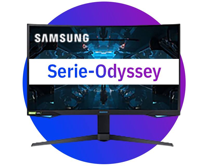 Monitores Samsung para juegos (serie Odyssey)